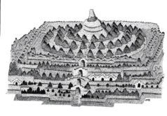 Borobudur Indonesië 